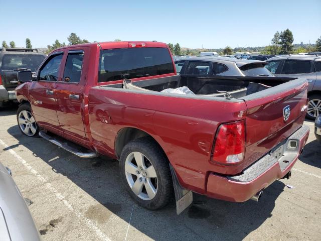 1C6RD7FT8CS340695 - 2012 DODGE RAM 1500 ST RED photo 2