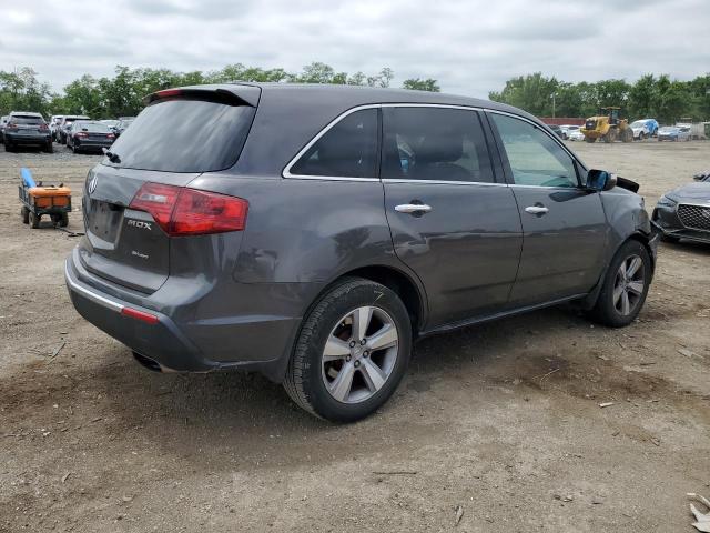 2HNYD2H44CH527091 - 2012 ACURA MDX TECHNOLOGY GRAY photo 3