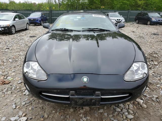 SAJDA42C01NA12493 - 2001 JAGUAR XK8 BLACK photo 5