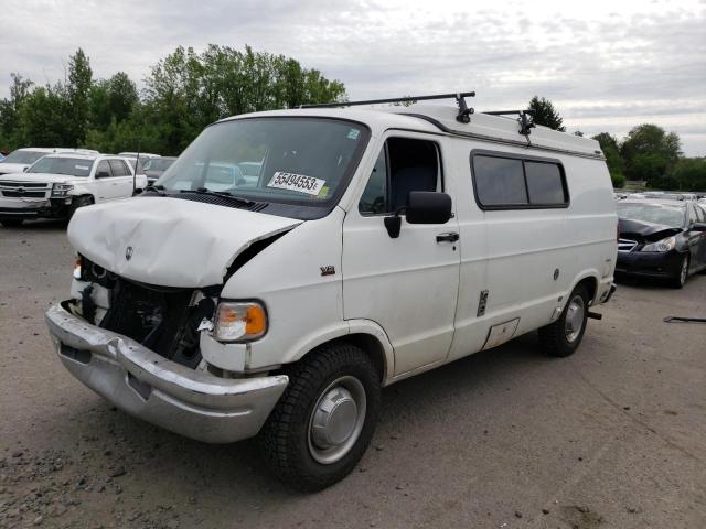 2B6JB31Y8SK578373 - 1995 DODGE RAM VAN B3500 WHITE photo 2