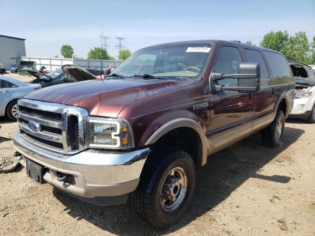 1FMNU43S8YEA05407 - 2000 FORD EXCURSION LIMITED BURGUNDY photo 1