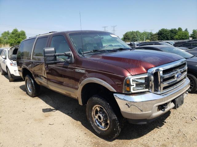 1FMNU43S8YEA05407 - 2000 FORD EXCURSION LIMITED BURGUNDY photo 4