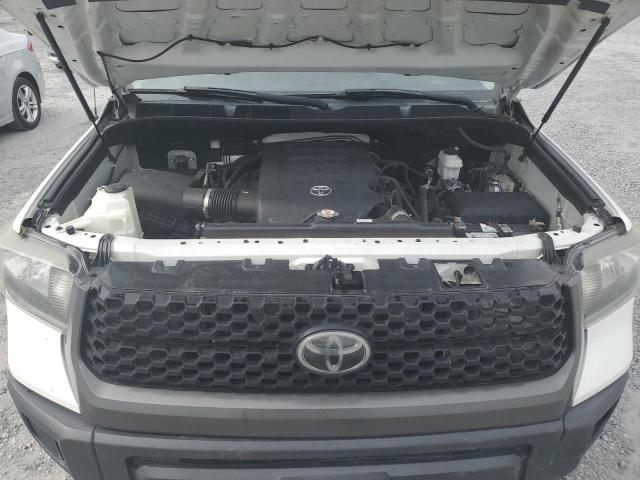 5TFUM5F11KX081250 - 2019 TOYOTA TUNDRA DOUBLE CAB SR/SR5 WHITE photo 11