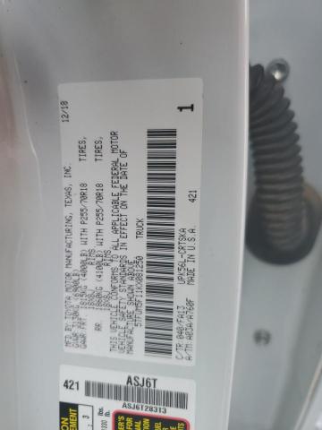 5TFUM5F11KX081250 - 2019 TOYOTA TUNDRA DOUBLE CAB SR/SR5 WHITE photo 12