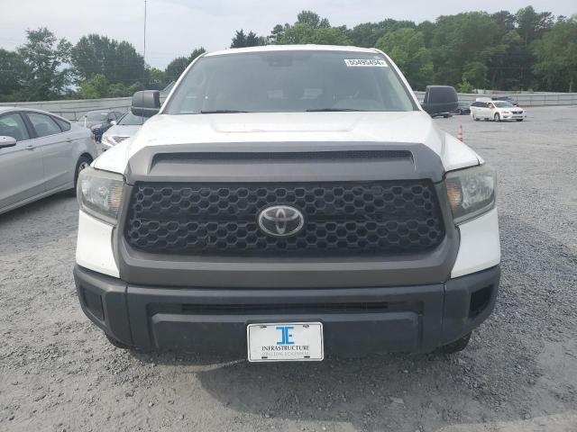 5TFUM5F11KX081250 - 2019 TOYOTA TUNDRA DOUBLE CAB SR/SR5 WHITE photo 5