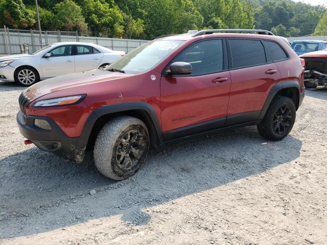 1C4PJMBS4FW681254 - 2015 JEEP CHEROKEE TRAILHAWK 栗色 照片 1