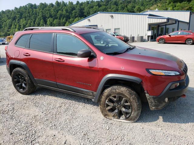 1C4PJMBS4FW681254 - 2015 JEEP CHEROKEE TRAILHAWK 栗色 照片 4