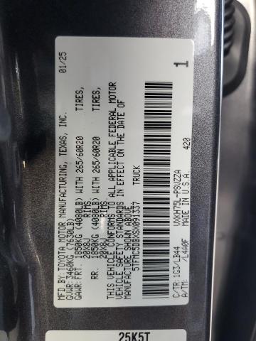 5TFMC5DBXSX091337 - 2025 TOYOTA TUNDRA CREWMAX PLATINUM BLACK photo 13