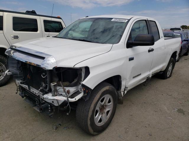 5TFRY5F13FX173573 - 2015 TOYOTA TUNDRA DOUBLE CAB SR/SR5 WHITE photo 1