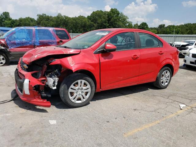 1G1JB5SH0H4124149 - 2017 CHEVROLET SONIC LS RED photo 1