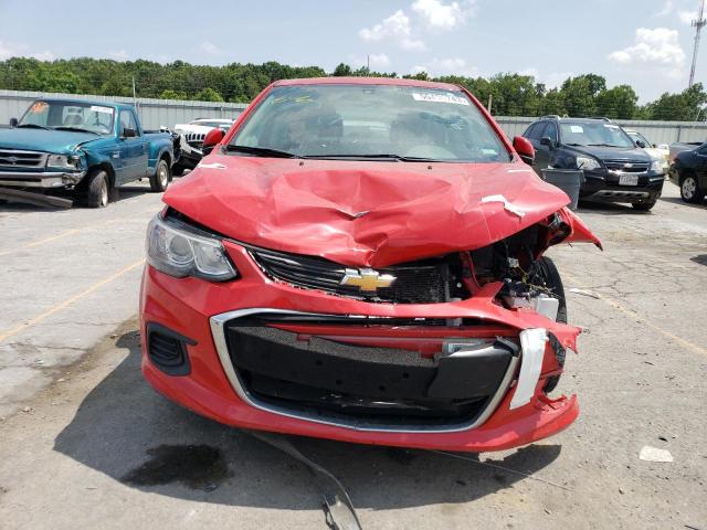 1G1JB5SH0H4124149 - 2017 CHEVROLET SONIC LS RED photo 5