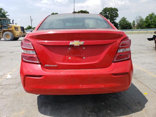 1G1JB5SH0H4124149 - 2017 CHEVROLET SONIC LS RED photo 6