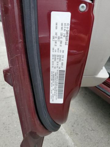 2A8HR54P28R721511 - 2008 CHRYSLER TOWN & COU TOURING 勃艮第红 照片 12