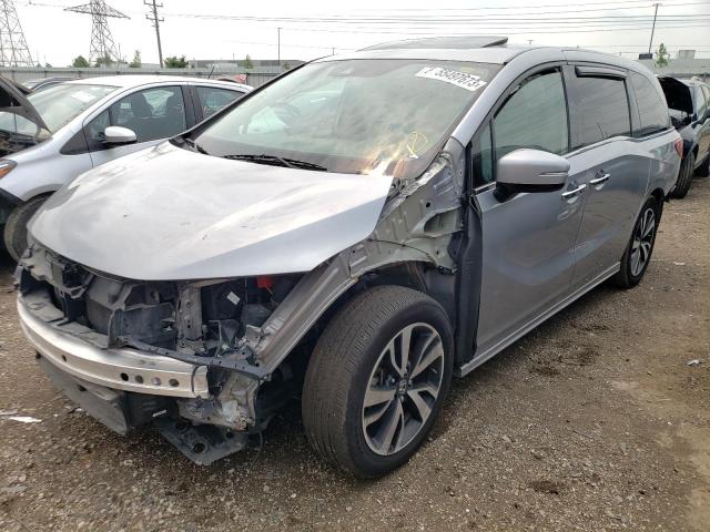 5FNRL6H93LB021628 - 2020 HONDA ODYSSEY ELITE Srebrny zdjęcie 1
