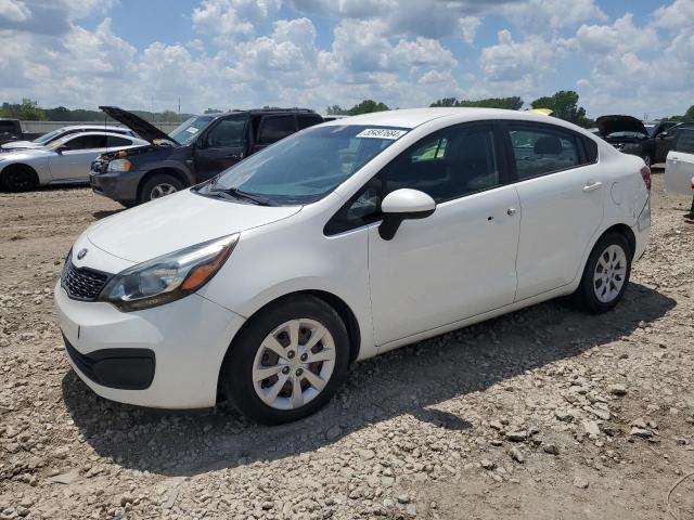 KNADM4A38F6504496 - 2015 KIA RIO LX WHITE photo 1