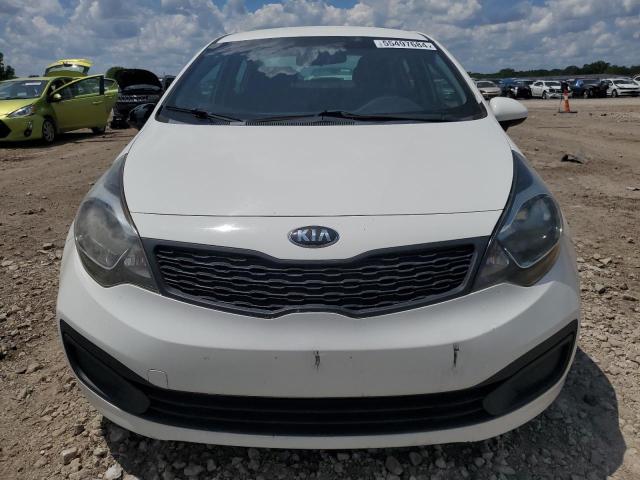 KNADM4A38F6504496 - 2015 KIA RIO LX WHITE photo 5