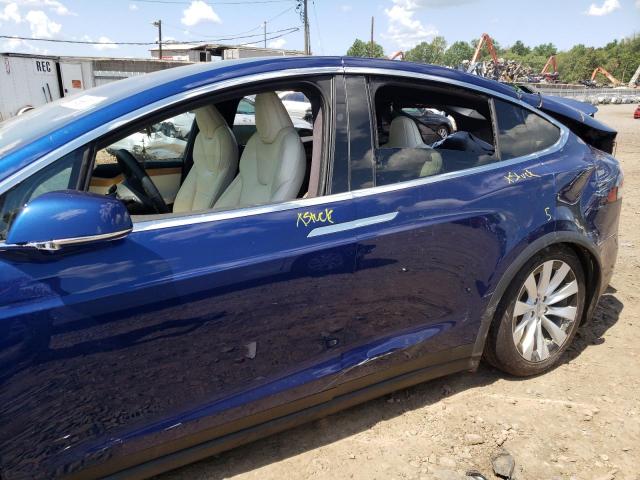 5YJXCAE21LF260967 - 2020 TESLA MODEL X BLUE photo 10