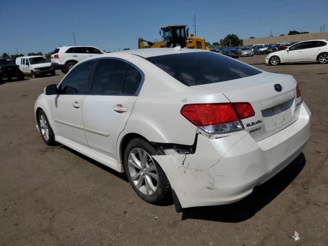 4S3BMCP63D3030199 - 2013 SUBARU LEGACY 2.5I LIMITED WHITE photo 2