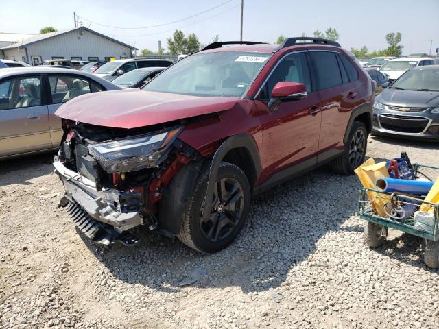 2T3J1RFV9NW277998 - 2022 TOYOTA RAV4 ADVENTURE RED photo 1