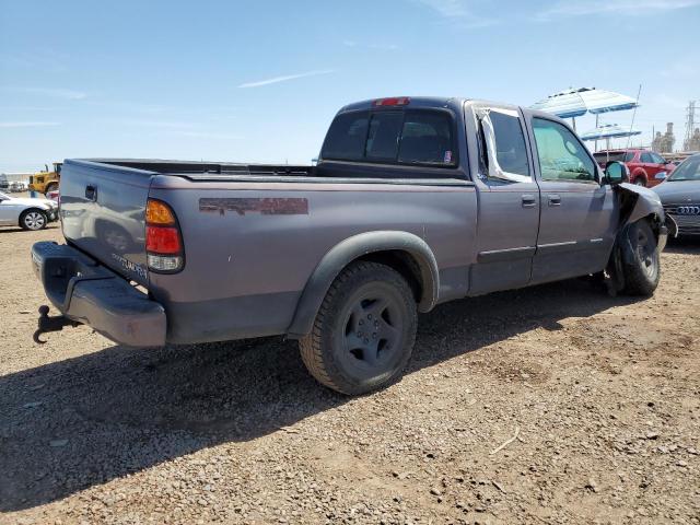 5TBBT4419YS004897 - 2000 TOYOTA TUNDRA ACCESS CAB GRAY photo 3