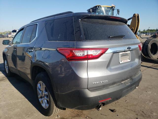 1GNERGKW0MJ137128 - 2021 CHEVROLET TRAVERSE L GRAY photo 3