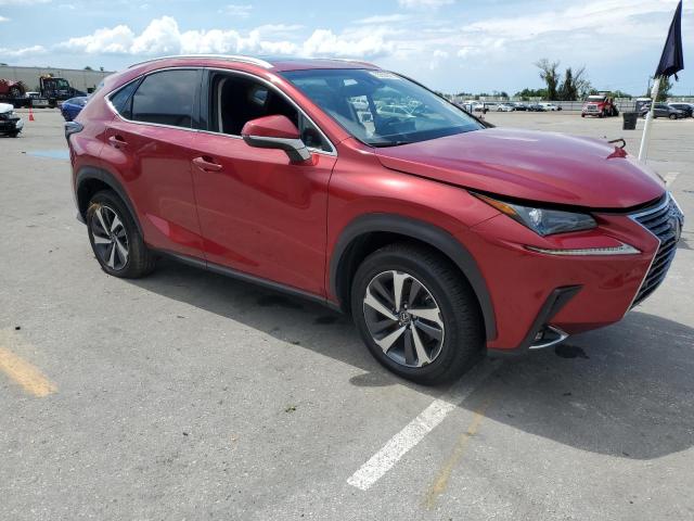 JTJYARBZXK2130758 - 2019 LEXUS NX 300 BASE Czerwony zdjęcie 4