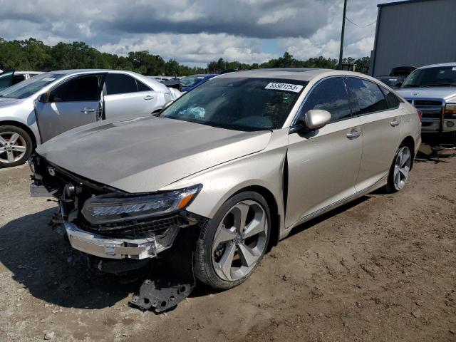 1HGCV1F94JA015656 - 2018 HONDA ACCORD TOURING BEIGE photo 1