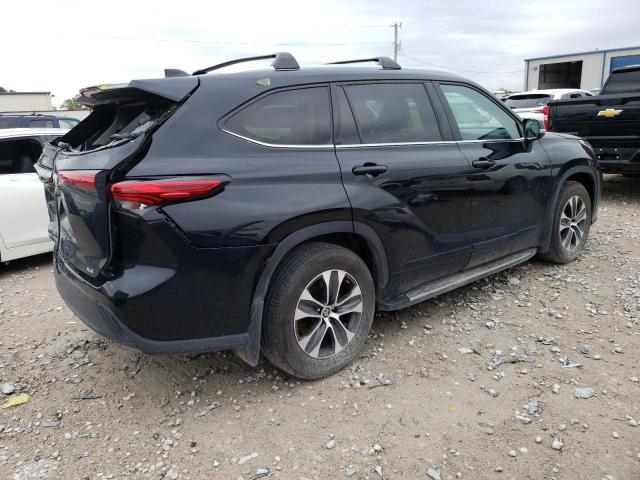 5TDGZRAH0NS540398 - 2022 TOYOTA HIGHLANDER XLE Սև լուսանկար 3