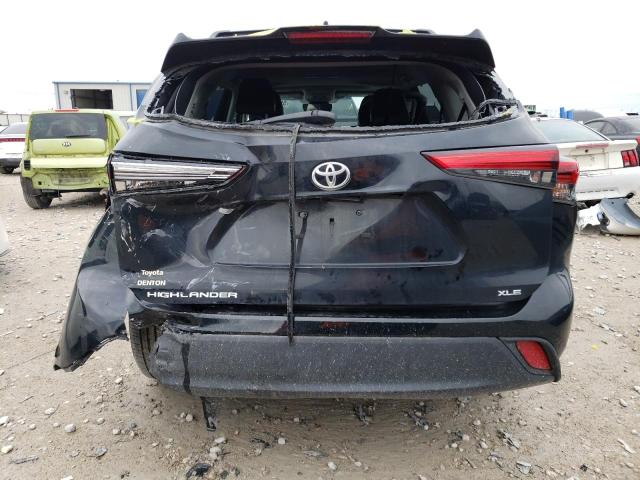 5TDGZRAH0NS540398 - 2022 TOYOTA HIGHLANDER XLE Սև լուսանկար 6