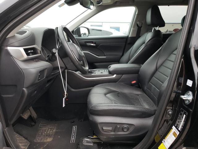 5TDGZRAH0NS540398 - 2022 TOYOTA HIGHLANDER XLE Սև լուսանկար 7