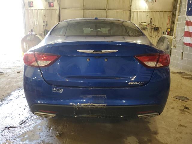 1C3CCCBG1GN146926 - 2016 CHRYSLER 200 S BLUE photo 6