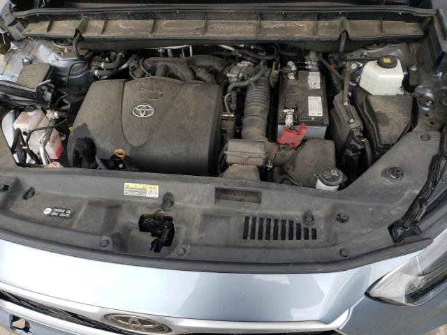 5TDGZRBH3LS024631 - 2020 TOYOTA HIGHLANDER XLE BLUE photo 12