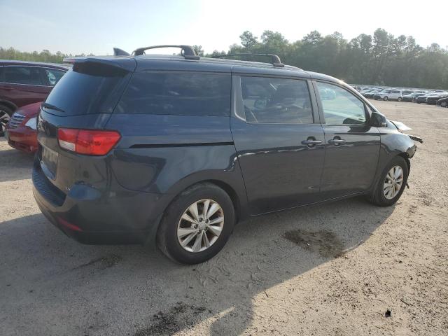 KNDMB5C14F6054758 - 2015 KIA SEDONA LX BLUE photo 3