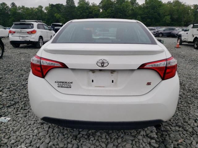 5YFBURHE0GP453861 - 2016 TOYOTA COROLLA L WHITE photo 6