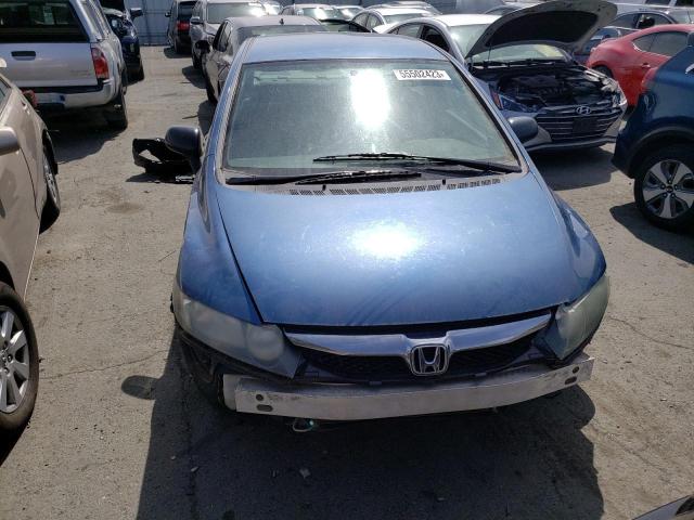 2HGFA16359H337725 - 2009 HONDA CIVIC VP BLUE photo 5