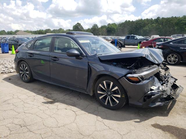 19XFL1H7XNE005424 - 2022 HONDA CIVIC EXL 灰色 照片 4