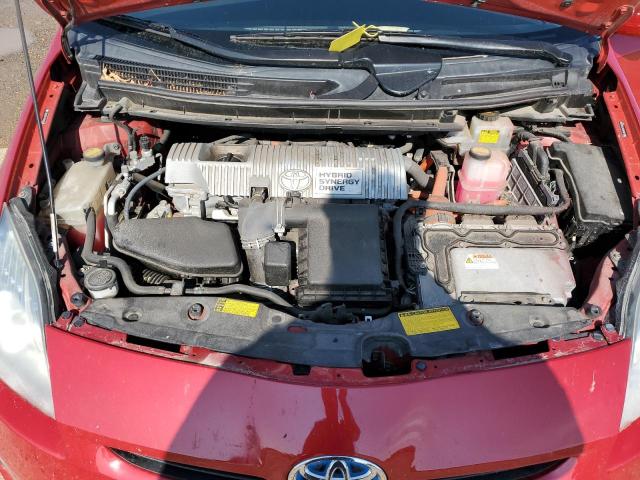 JTDKN3DU7A0020434 - 2010 TOYOTA PRIUS RED photo 11