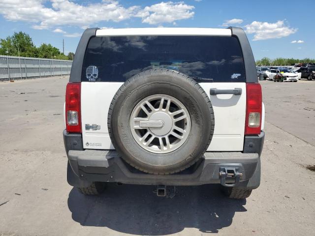 5GTEN13E498113509 - 2009 HUMMER H3 WHITE photo 6