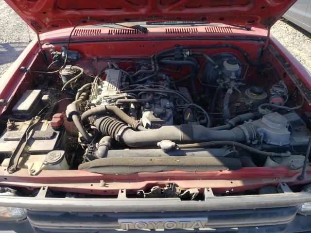 JT4RN81P6K5035053 - 1989 TOYOTA PICKUP 1/2 TON SHORT WHEELBASE DLX RED photo 11