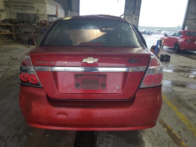 KL1TD5DE1BB208004 - 2011 CHEVROLET AVEO LS Qırmızı foto 6