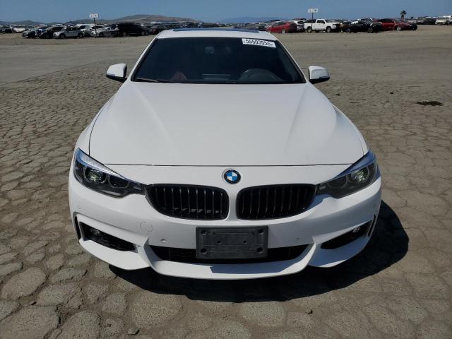 WBA4J5C50JBF07487 - 2018 BMW 440I GRAN COUPE WHITE photo 5