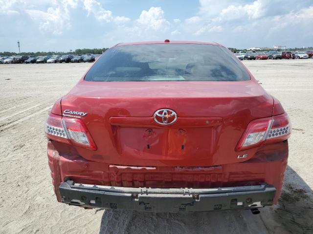 4T4BF3EK1BR130112 - 2011 TOYOTA CAMRY BASE RED photo 6