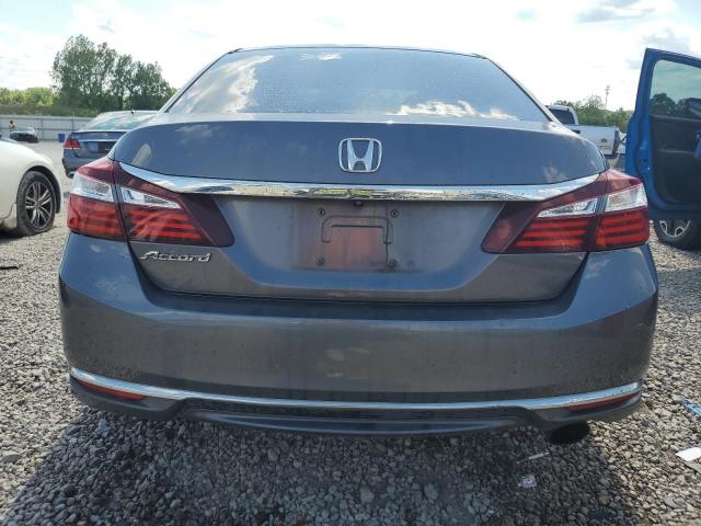 1HGCR2F30HA006100 - 2017 HONDA ACCORD LX GRAY photo 6