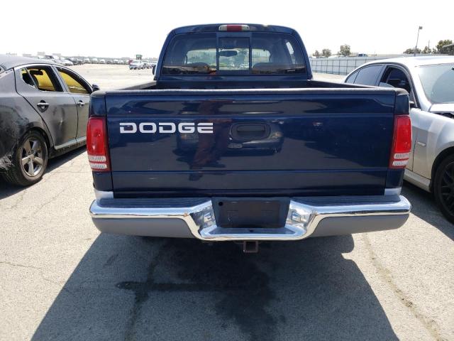 1B7HL2ANX1S274036 - 2001 DODGE DAKOTA QUAD BLUE photo 6