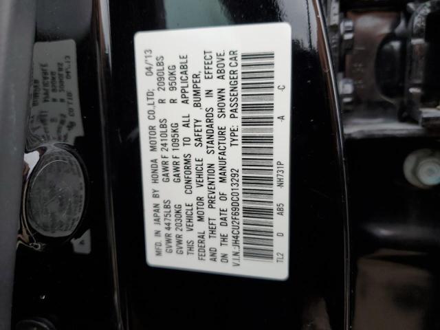 JH4CU2F69DC013292 - 2013 ACURA TSX TECH BLACK photo 12