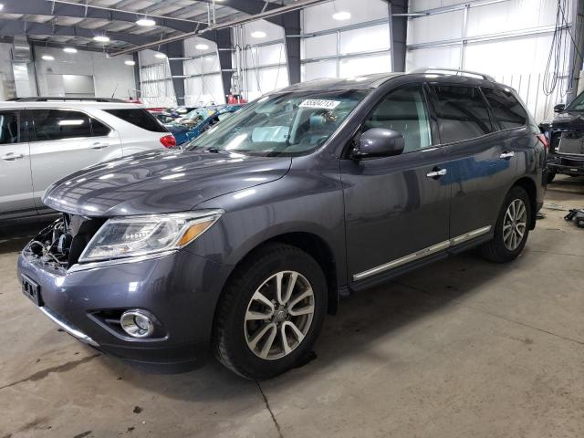 5N1AR2MM5DC644564 - 2013 NISSAN PATHFINDER S GRAY photo 1