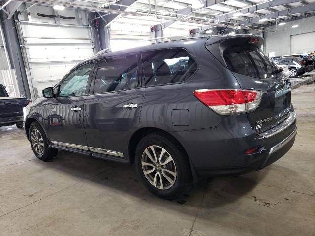 5N1AR2MM5DC644564 - 2013 NISSAN PATHFINDER S GRAY photo 2