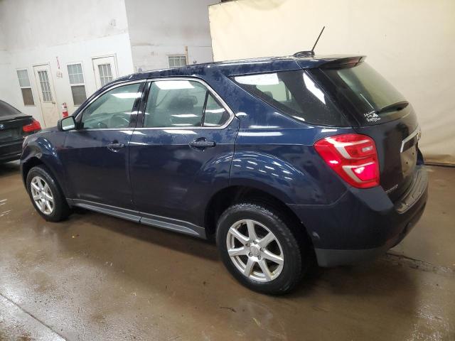 2GNALBEKXH1598963 - 2017 CHEVROLET EQUINOX LS 蓝色 照片 2