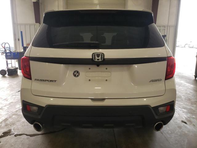 5FNYF8H5XNB026260 - 2022 HONDA PASSPORT EXL WHITE photo 6