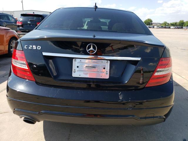 WDDGF4HB8DA761360 - 2013 MERCEDES-BENZ C 250 BLACK photo 6